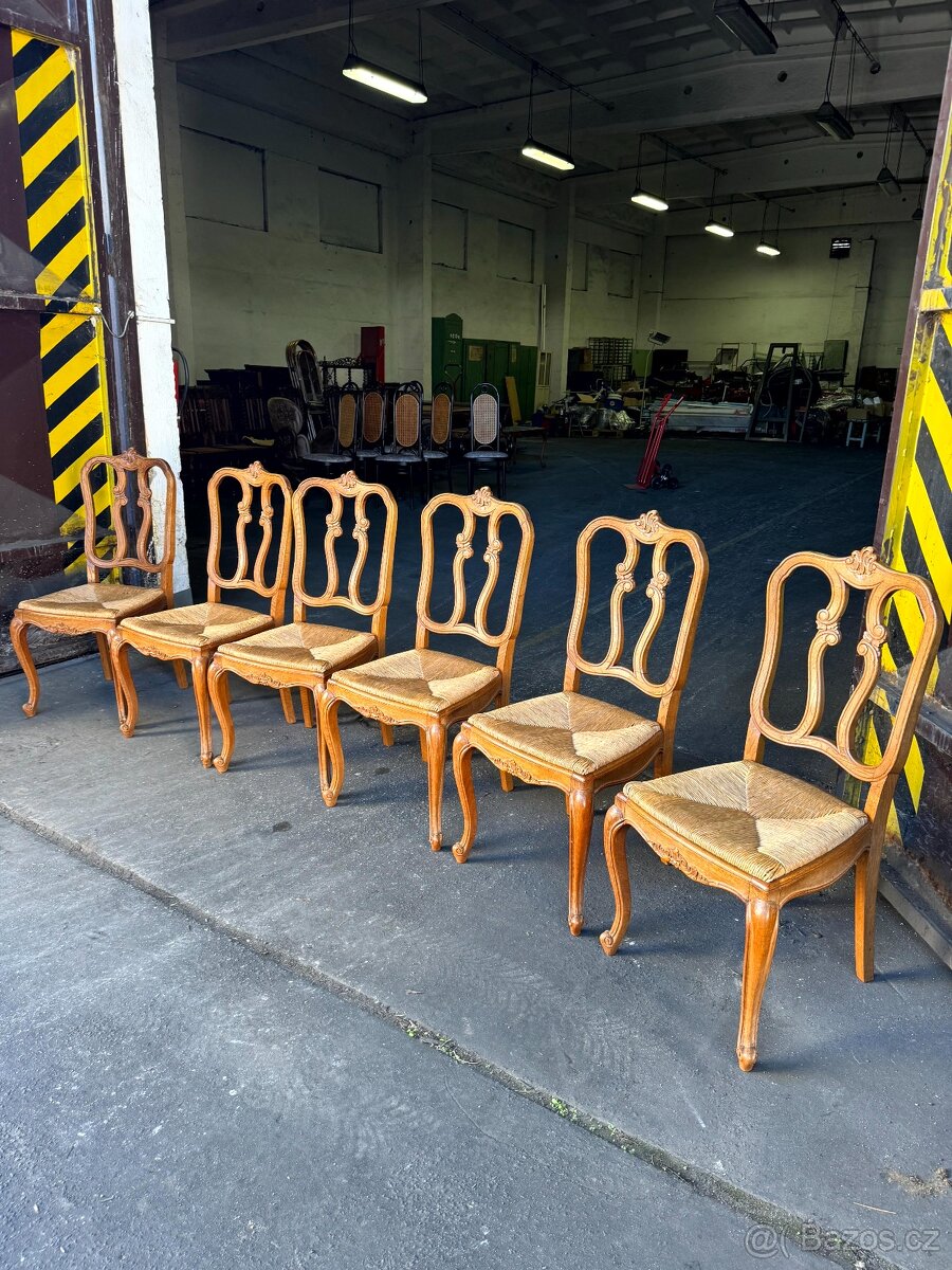 Starožitný jídelní set Chippendale (132004) - 19