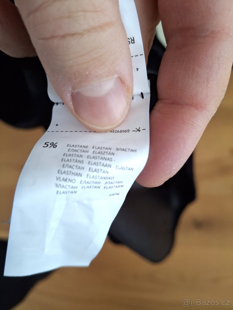 Nové s visačkou černé pružné sametové šaty Reserved M midi - 19