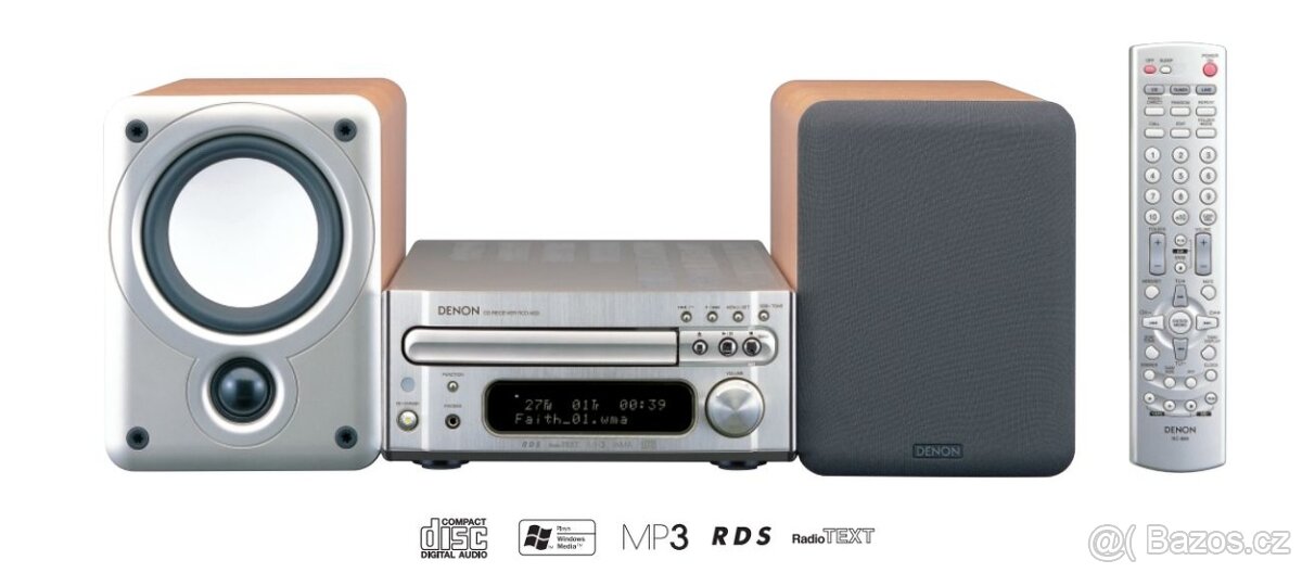 Minisystém DENON RCD-M33, mnoho funkcí, jako nový, DO - 19
