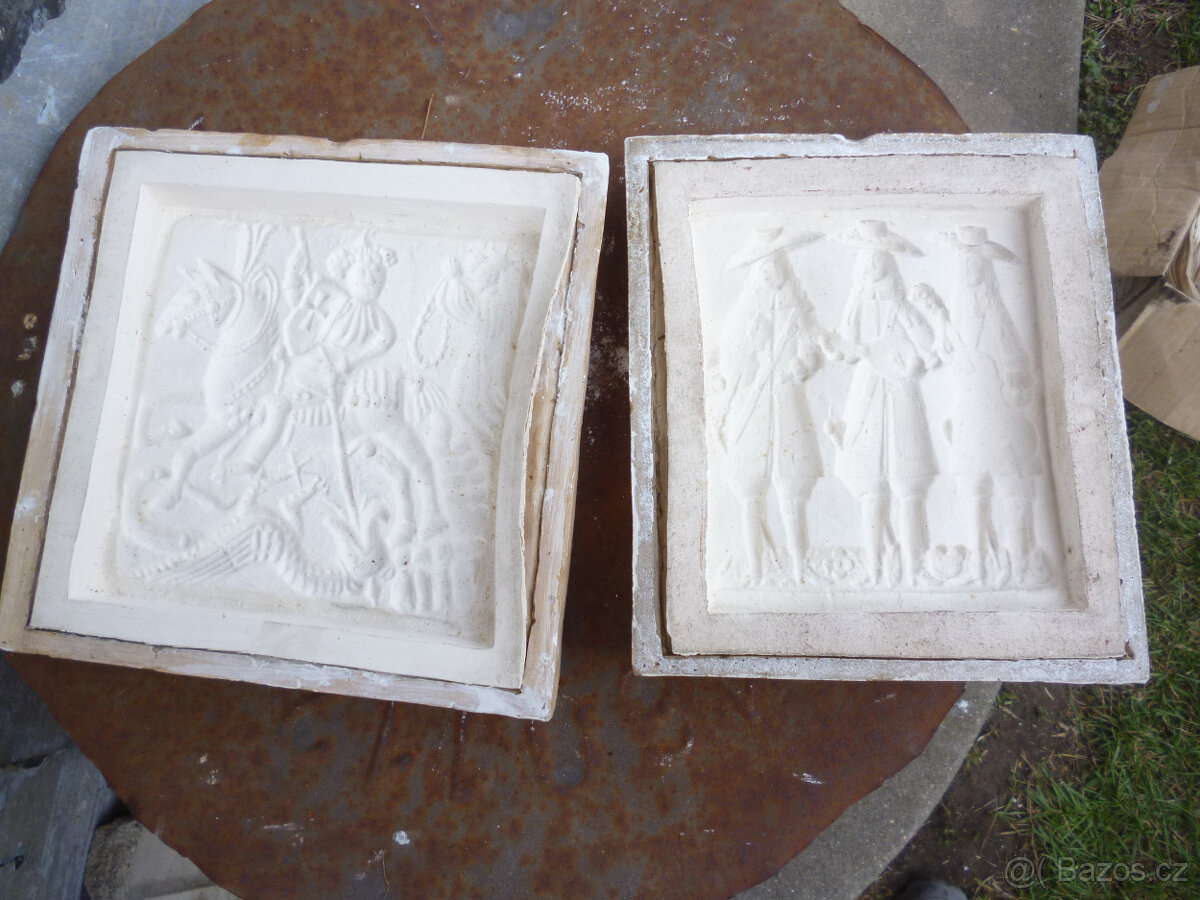 Soubor historických forem na kachle - 19
