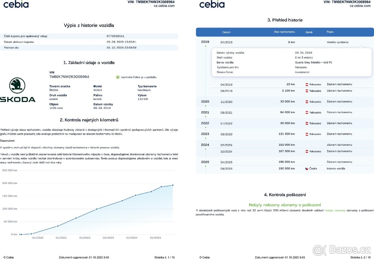 Škoda Scala 1,5 TSi 110kW DSG KESSY, KAMERA - 19