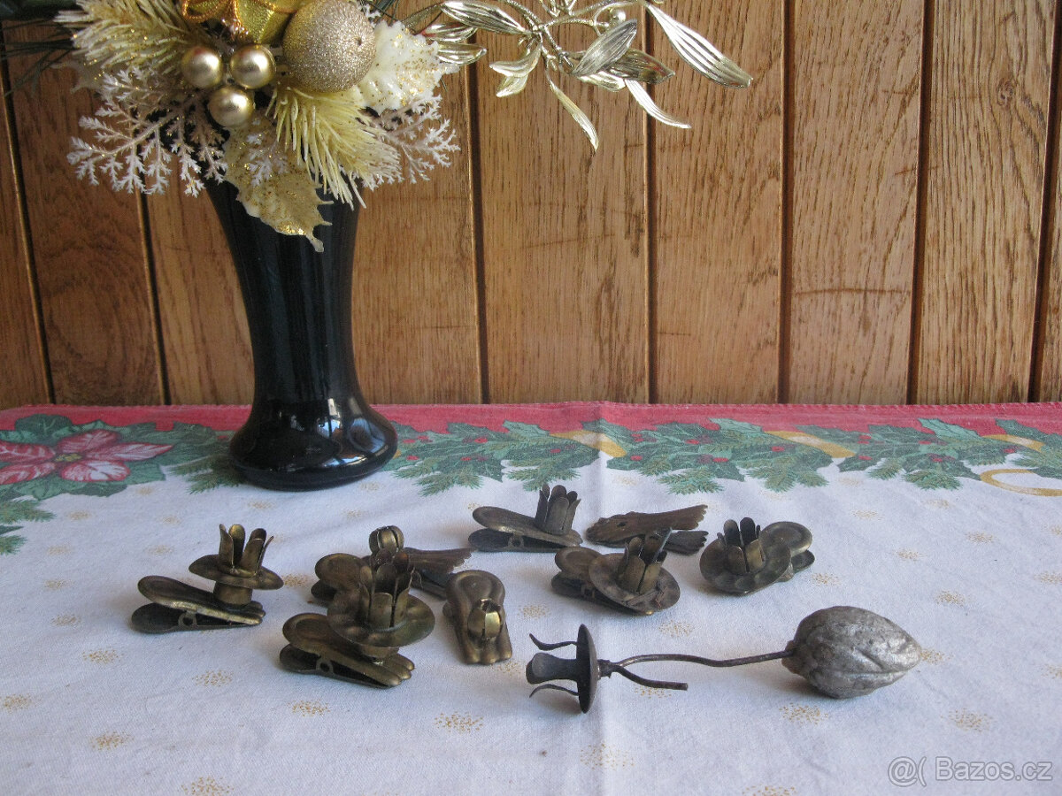 Hrníčky vánoční zvonky, ván.mísa zapék,CD,žabky na svíčky,ub - 19