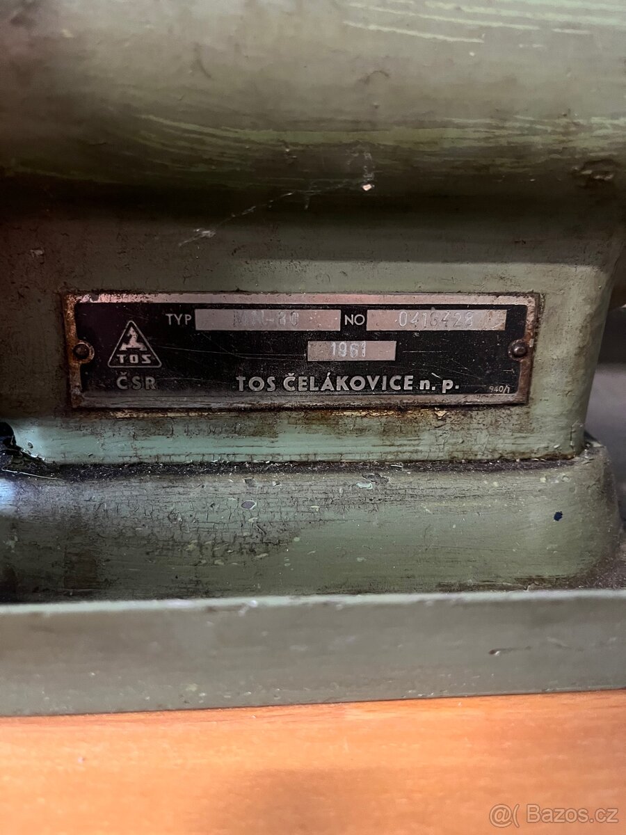 Soustruh tos Čelákovice typ mn-80 1961 - 19