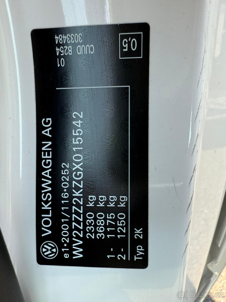 VW CADDY MAXI 2,0 TDI - 75KW, 7 MÍST, PARK. SENZORY - 19