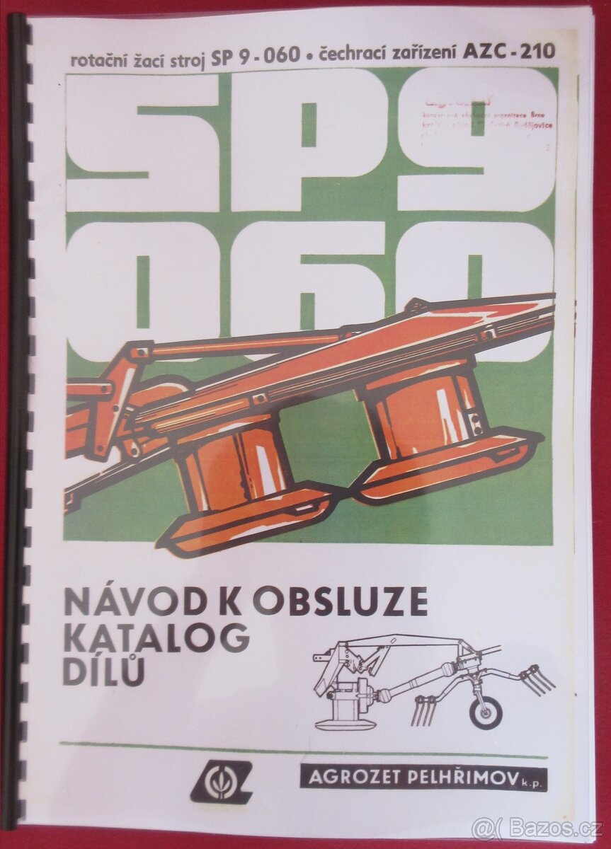 Rotační žací stroje AGROSTROJ - 19