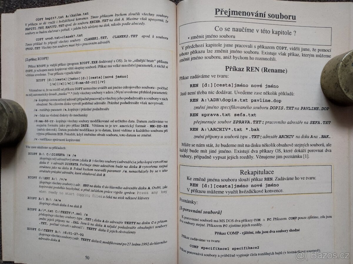 Počítačové učebnice 1. pol. 90. MS-DOS sestavy - 19