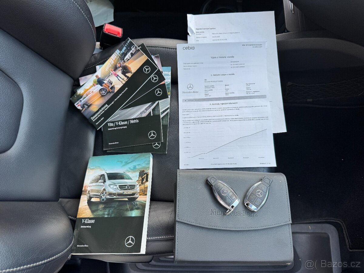Mercedes-Benz Třídy V 2,0 V250d,XL,WEBASTO,8míst,DPH - 19
