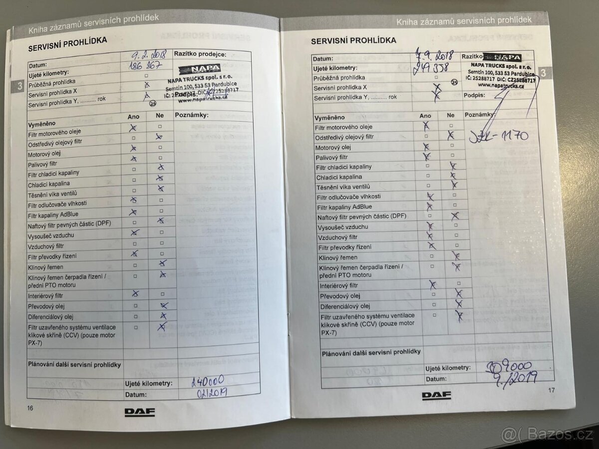 DAF CF 310 MANUÁL EURO VI 19t TOP STAV PLNÁ SERVISNÍ HISTORI - 19