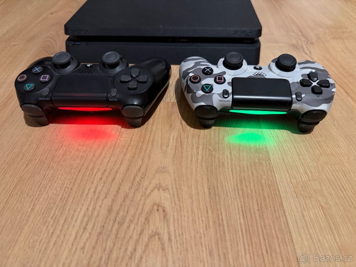 Sony PlayStation 4 Slim 1TB + originál ovládače a PS4 hry - 19