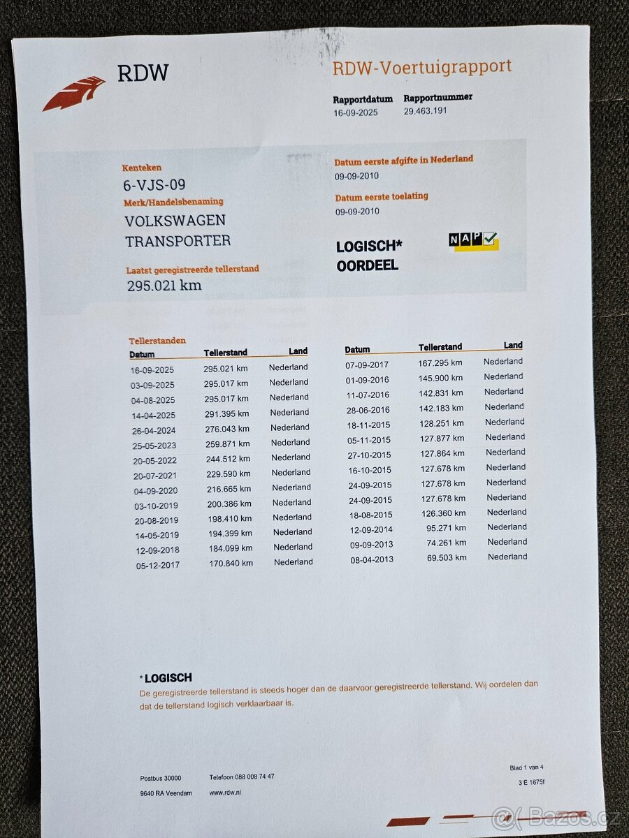 VW TRANSPORTER 2.0TDI 103KW DSG 2010 5MÍST - 19