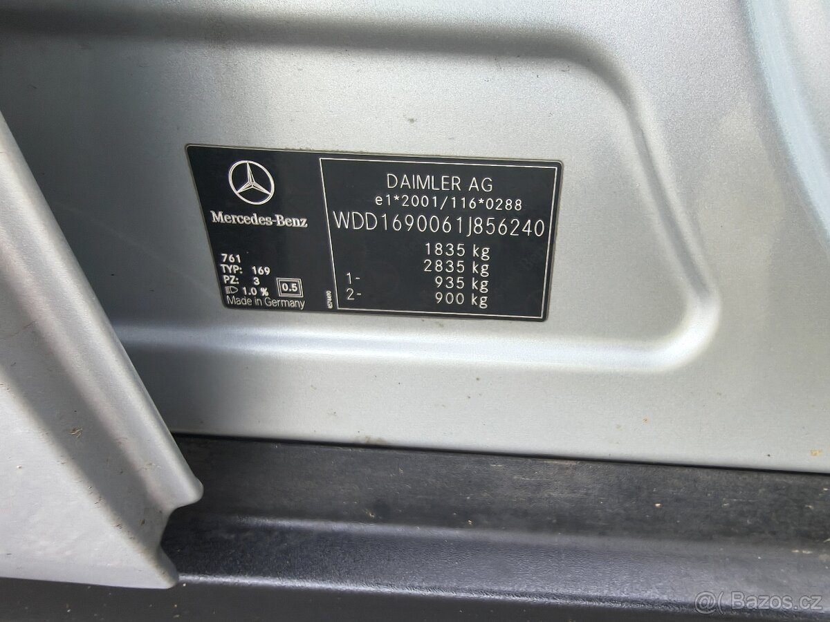 Mercedes-Benz Třídy A, 2010 A160 cdi automat W169 Aclass - 19