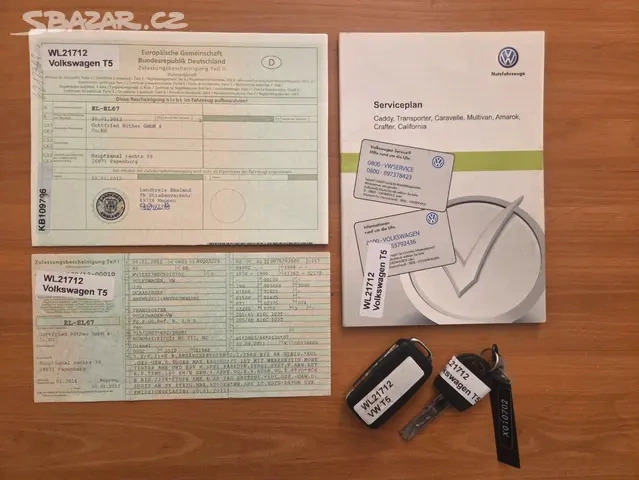 VW Transporter 2.0 TDI,DPH,2012,Tažné,1.Majitel - 19