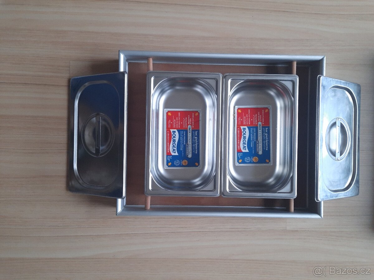 Luxusní organizér-příborník dřevo/ hliník Nové - 19