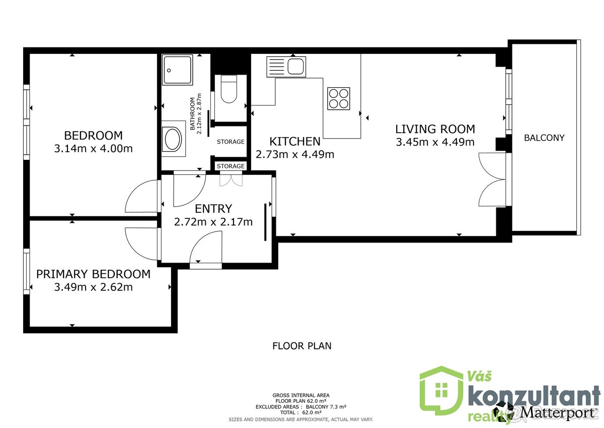 Pronájem bytu 2+kk 58 m² se samostatnou šatnou, Velké Meziří - 19