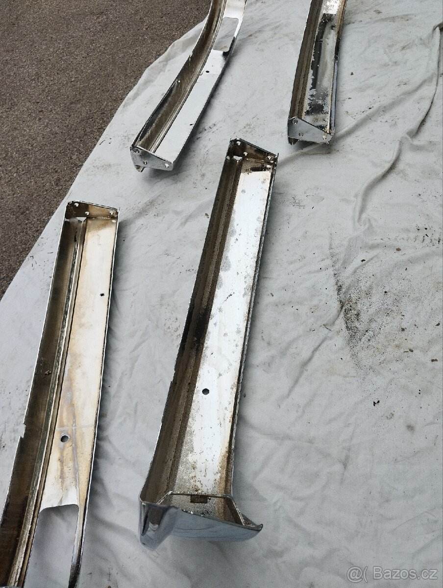 Škoda 100 110 nachromovane narazniky s vyrezom - 19