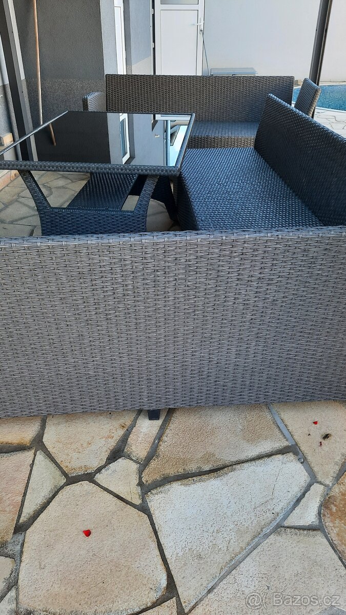 Relaxační Ratanová SESTAVA NA TERASU - 19