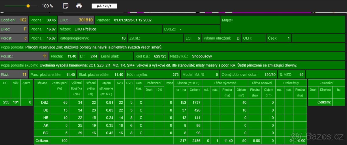 Prodám pozemky v k.ú. Snopoušovy - 19