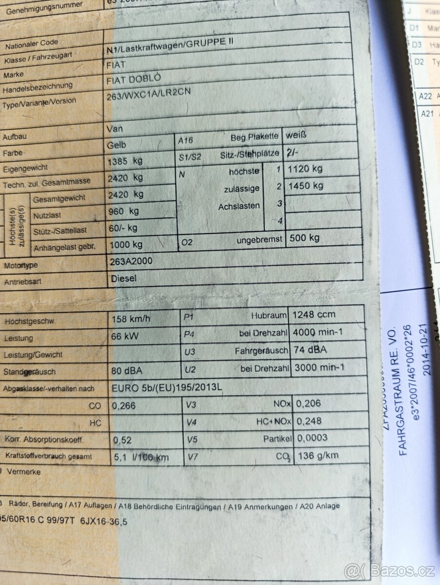 Fiat Doblo Cargo Maxi diesel 160tkm - 19