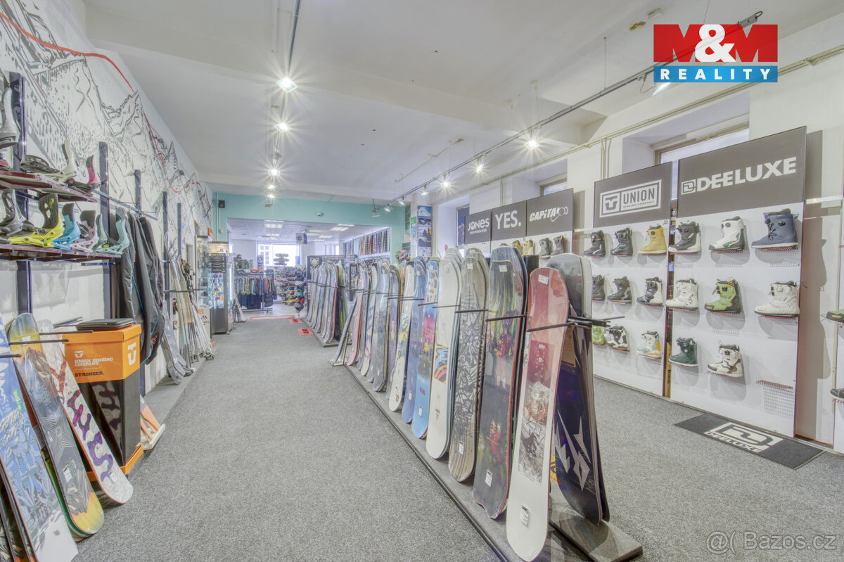 Pronájem obchod a služby, 598 m², Plzeň, roh nám. Republiky - 19