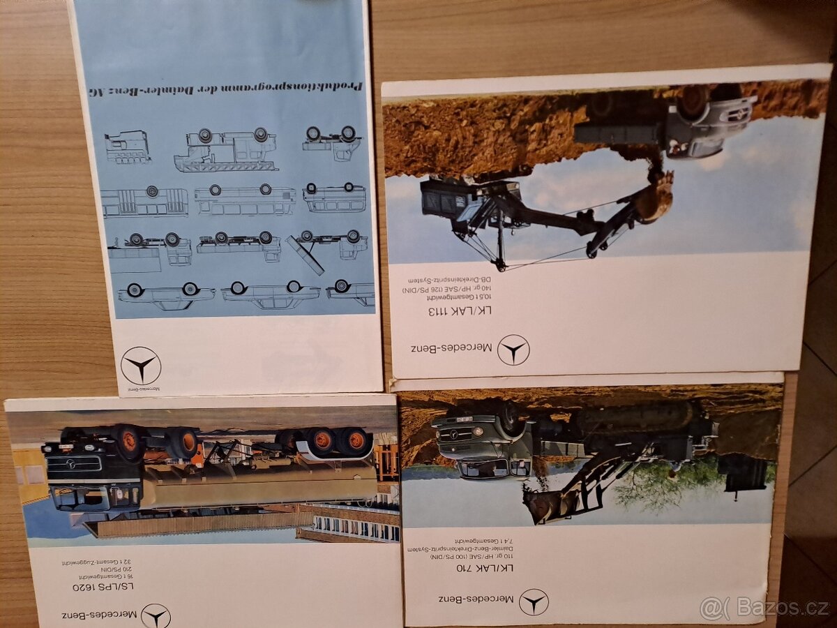 Prodám dobové prospekty Mercedes - 19