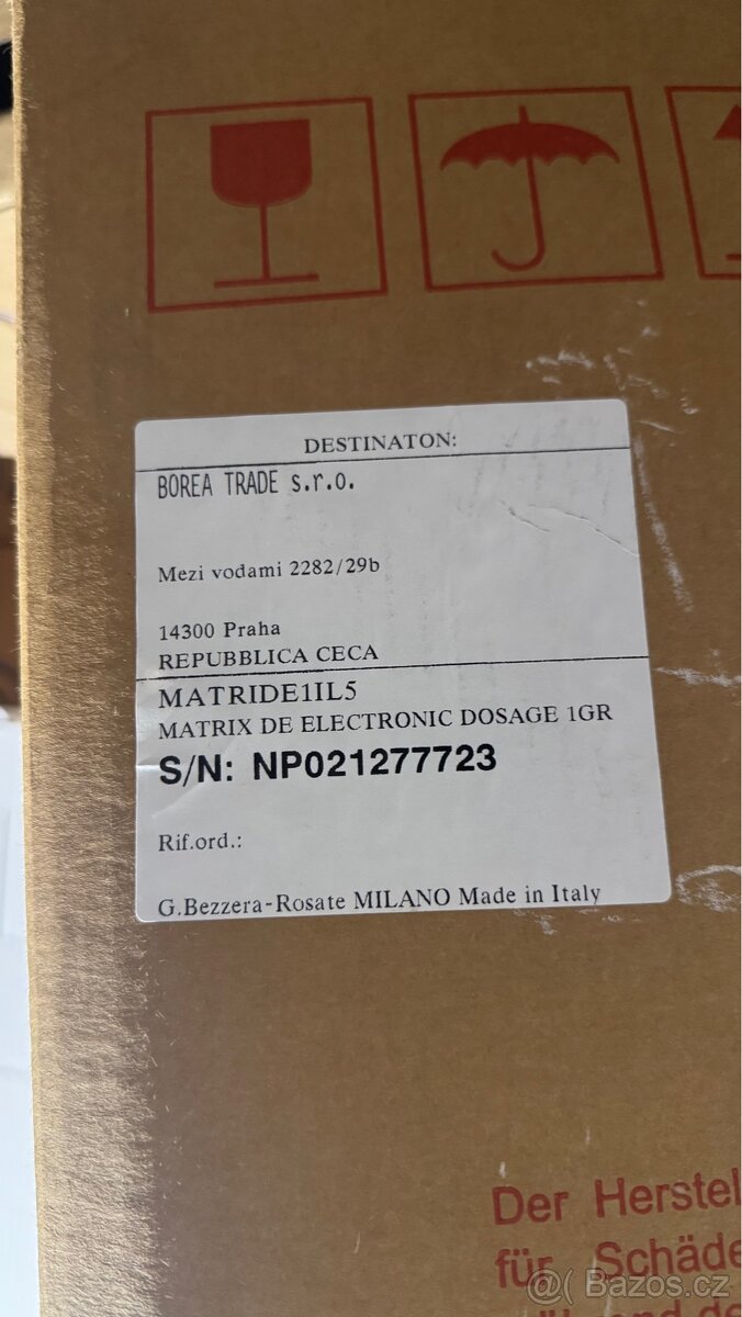 Kávovar Profi/Domácí Bezzera Matrix DE - italský - 19