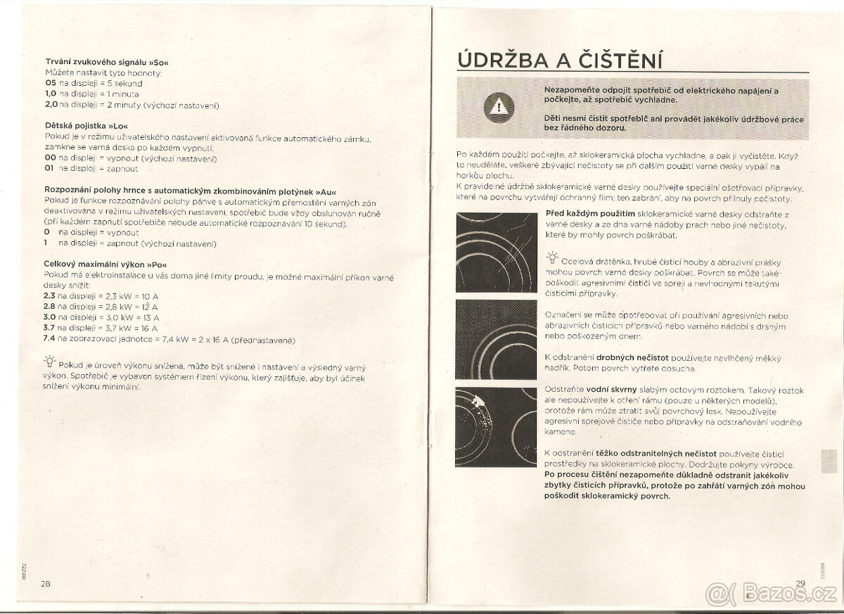 Indukční varná deska MORA VDIT 654 X - 19