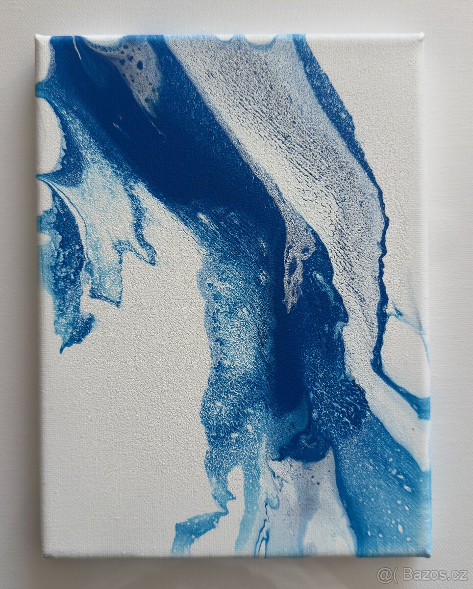 Akrylové obrazy - tekuté emoce - 19