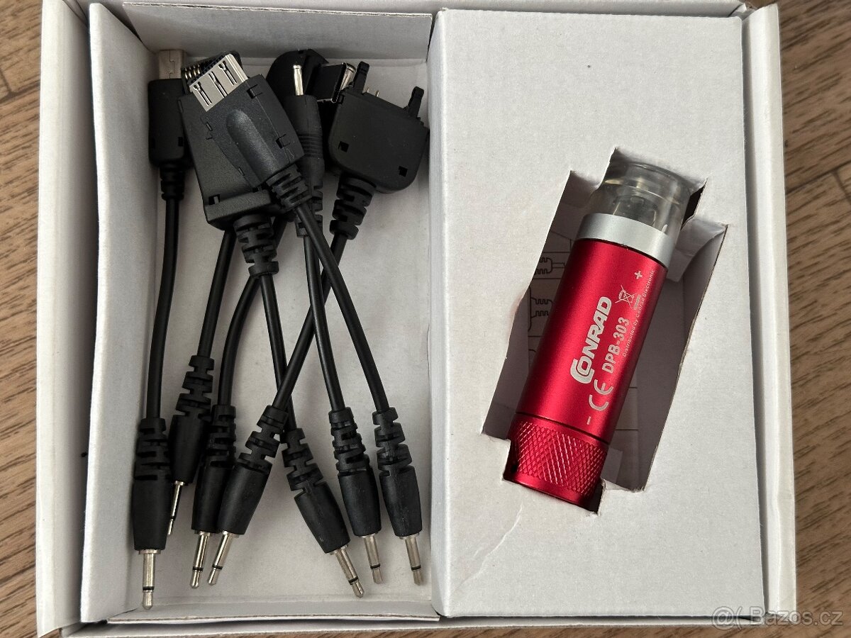 Adaptéry, repro, konektory, kleště, panel meter, LED, - 19