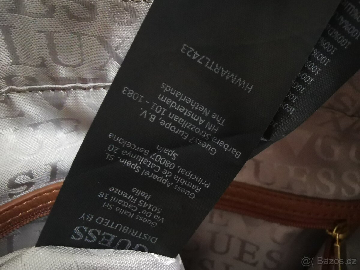 Guess originál kožená kabelka - 19