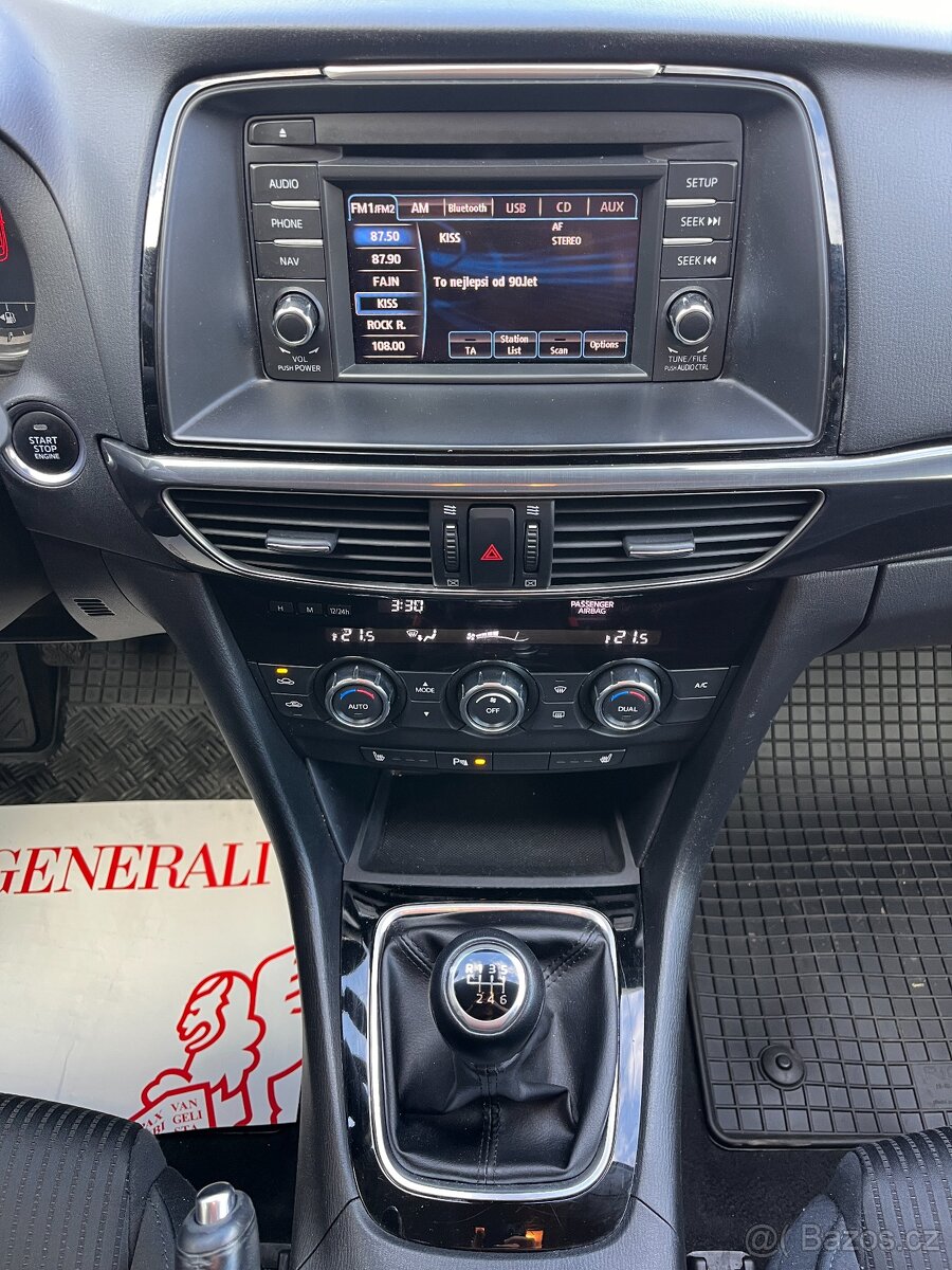 MAZDA 6 2.0i,2013,121KW,VÝHŘEVY,TEMPOMAT,ALU17,SERVIS MAZDA - 19