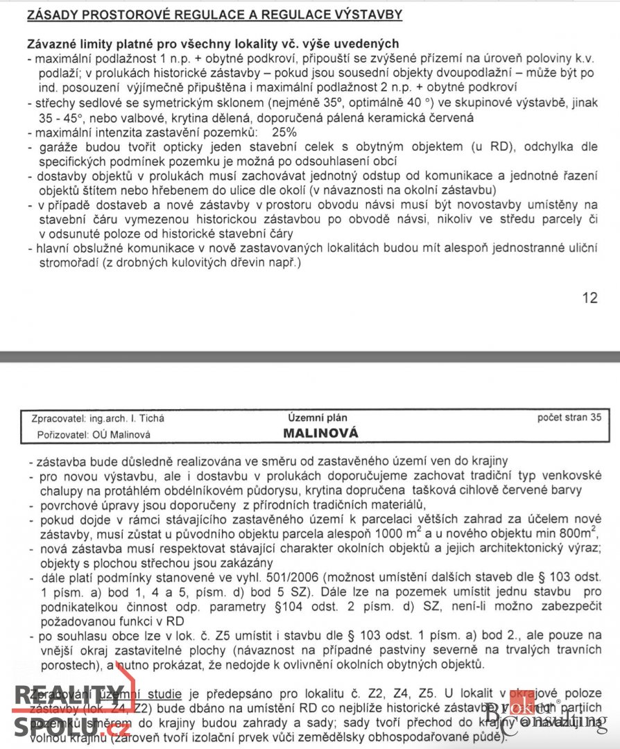 Prodej, pozemky/bydlení, 1588 m2, 27035 Malinová, Rakovník [ - 19