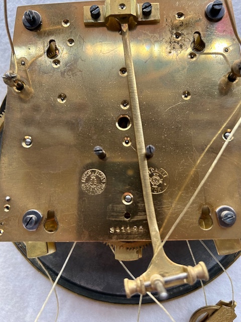 Třízávažové hodiny vídeňské baroko Gustav Becker. - 19