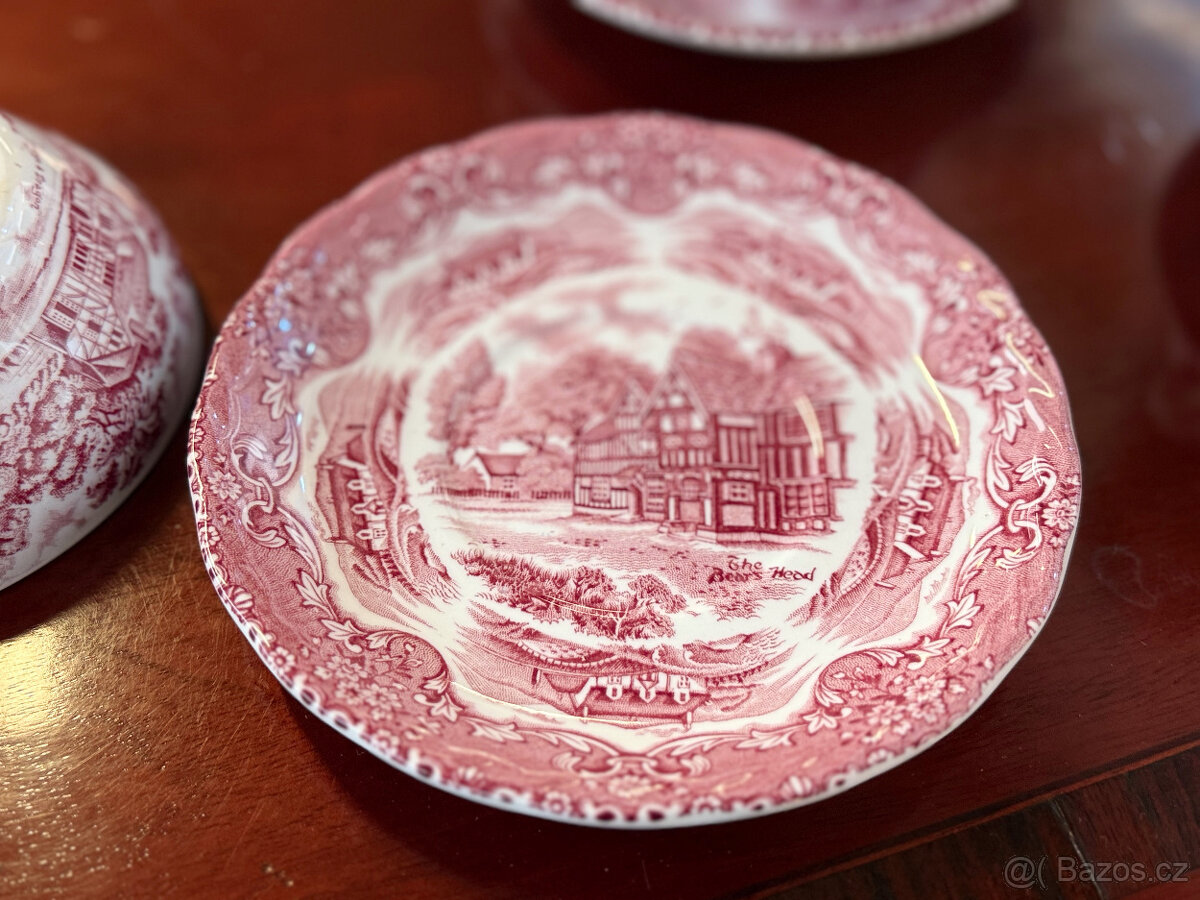 Anglická čajová osmidílná sada - 19