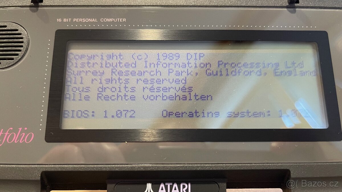 Atari Portfolio HPC-004 + BEE karta - 19