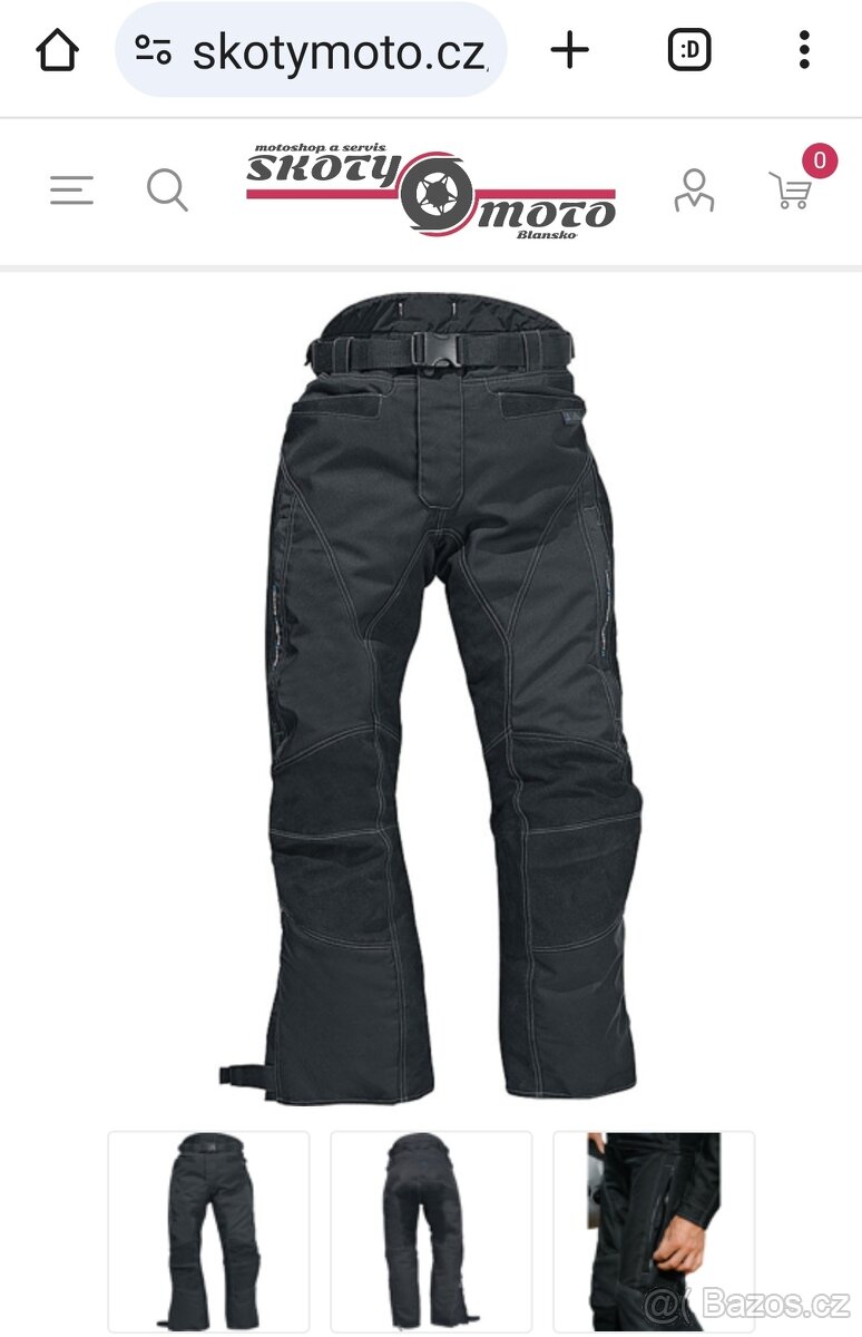 Mohawk Kalhoty na moto XL 54-56 TEXTIL - KŮŽE - 19