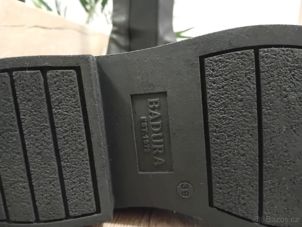 Badura dámské chelsea polokozačky vel. 39 kožené - 19