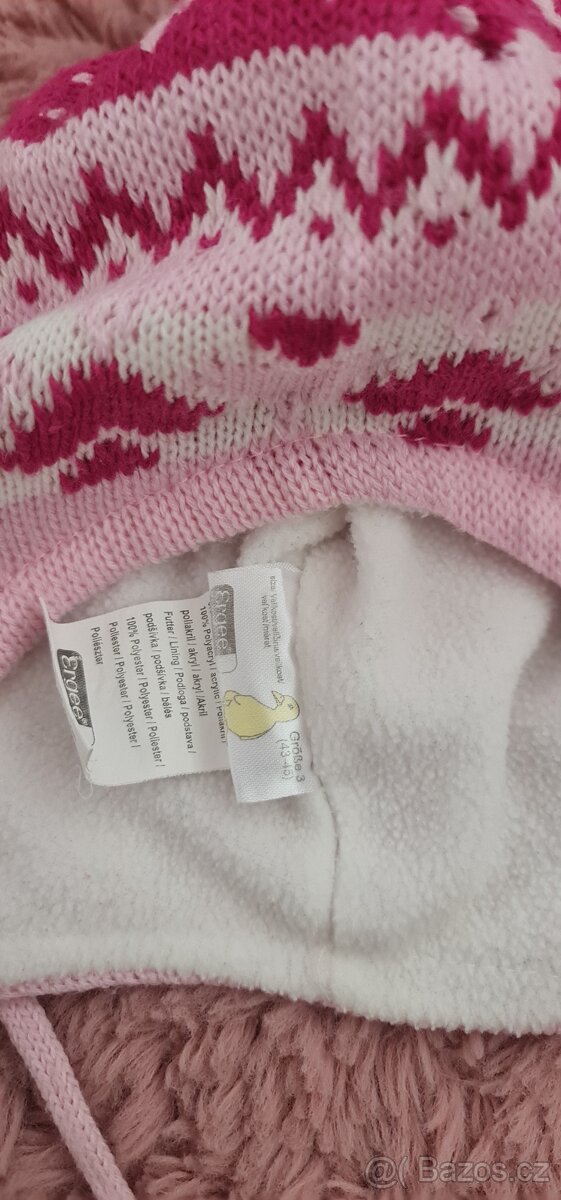 dívčí zimní kombinéza Tchibo vel. 86/92 + zdarma čepice - 19