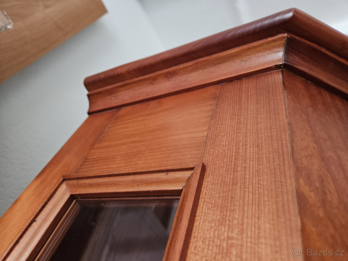Komoda + rohová vitrína - masiv - SLEVA - 19