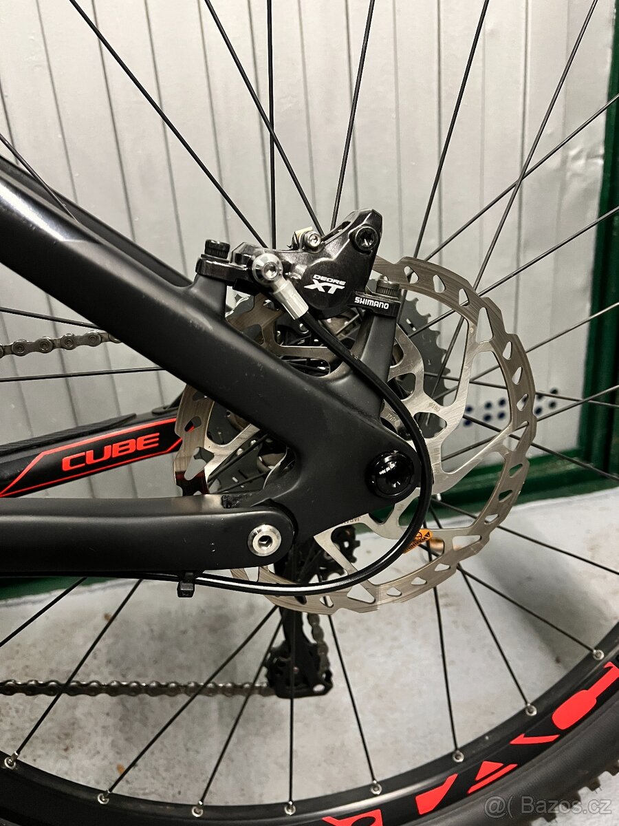 Carbonové kolo CUBE STEREO 140 C:62 Race 27,5 TOP STAV - 19