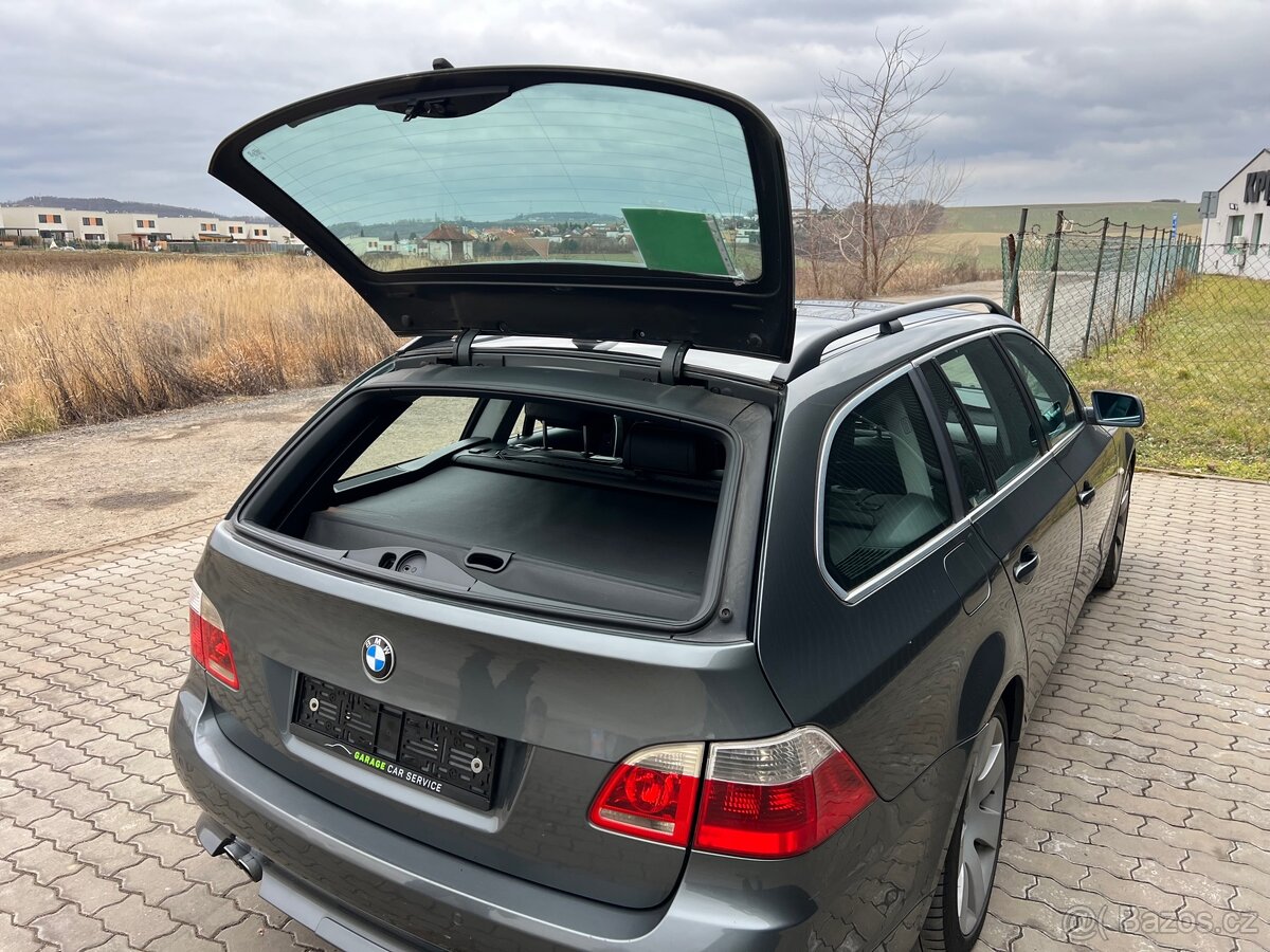 BMW 525Dtouring, 230000 km, automat, kůže, šíbr, idrive - 19