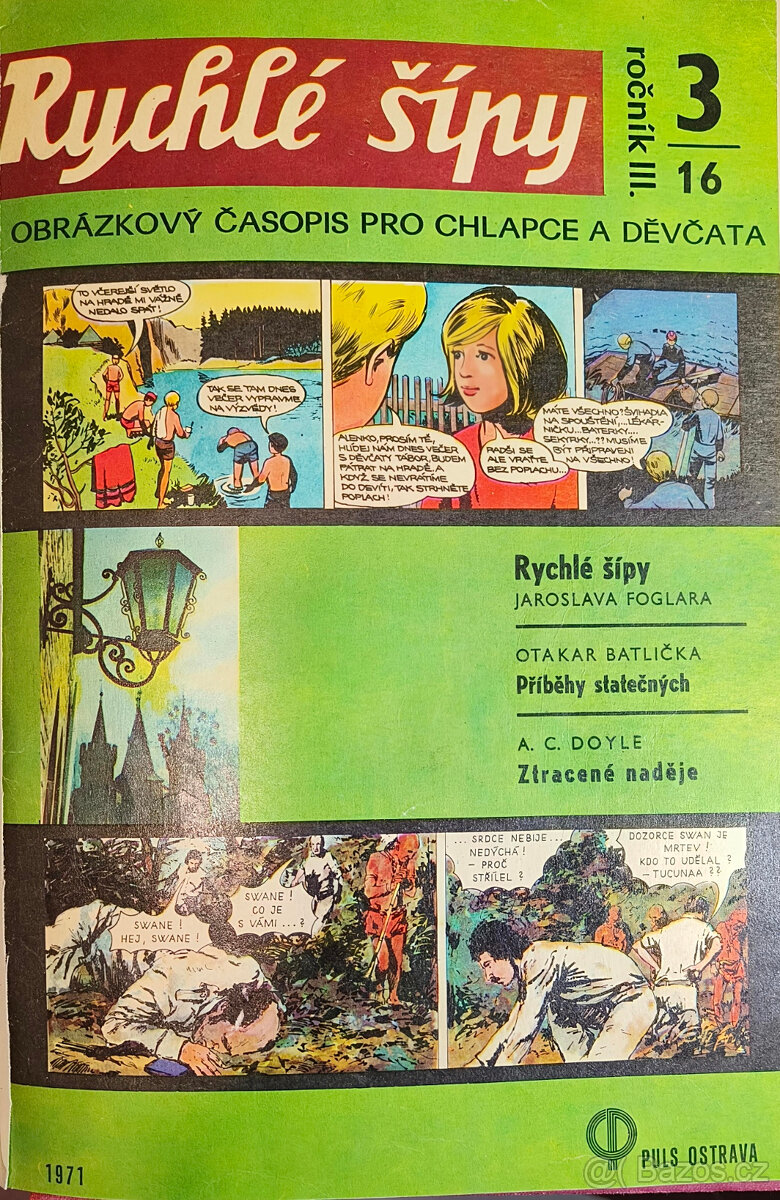 Rychlé Šípy , J.Foglar,Fischer,Čermák;Zlaté údolí;Hra - 19