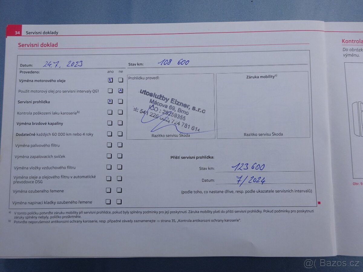 Škoda Octavia 1.6 MPI r.v.2011 (75 kw) serviska - 19