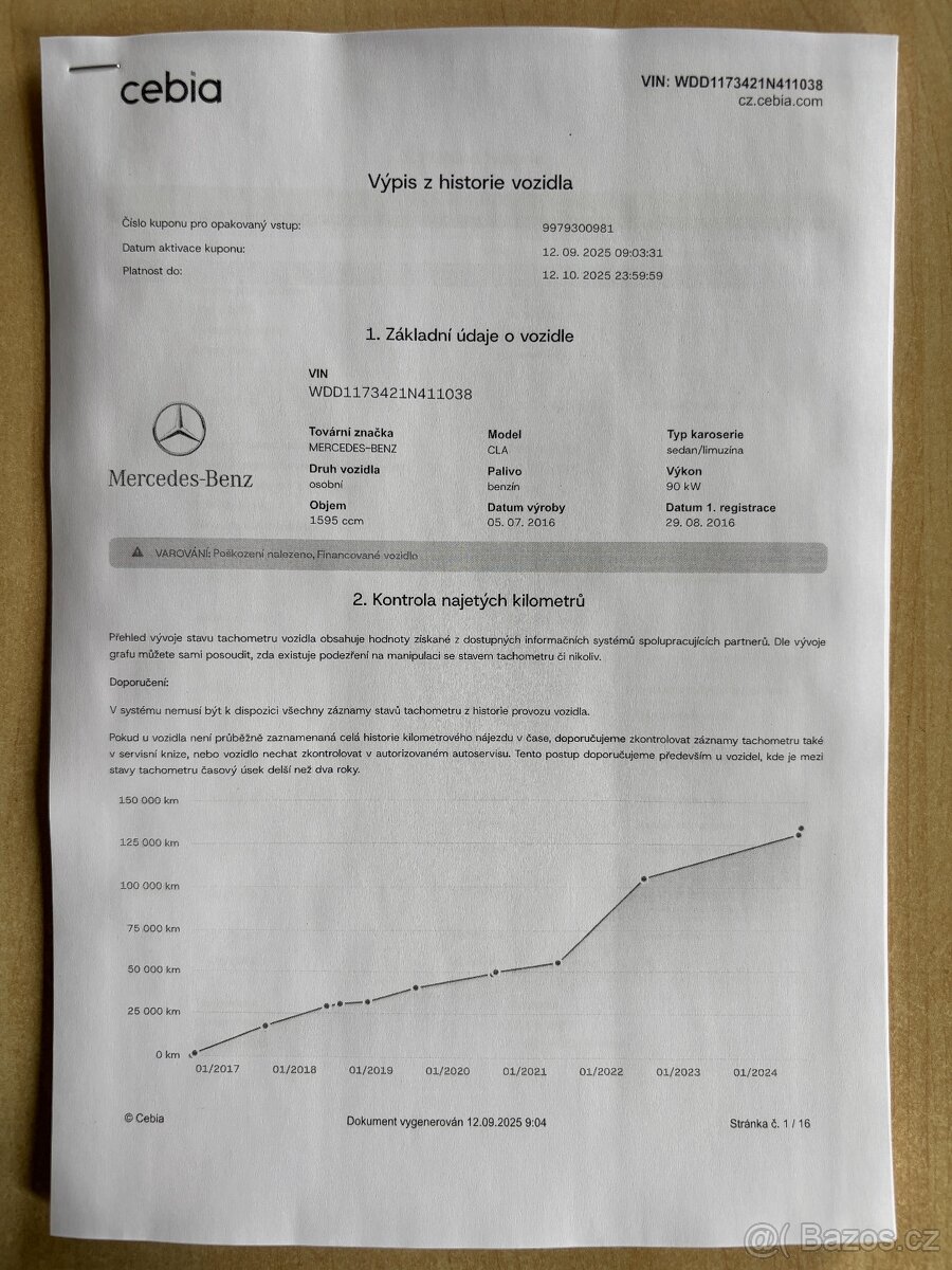 Mercedes-Benz CLA 180 1.6i AMG Automat ČR - 19