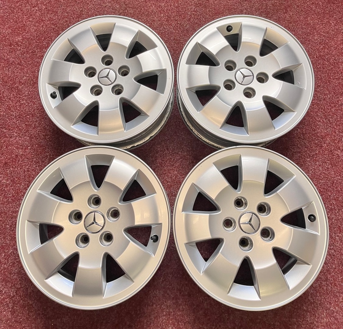 5x108 R15 Mercedes Citan ORIGINÁL Alu disky - ET 44 - 19