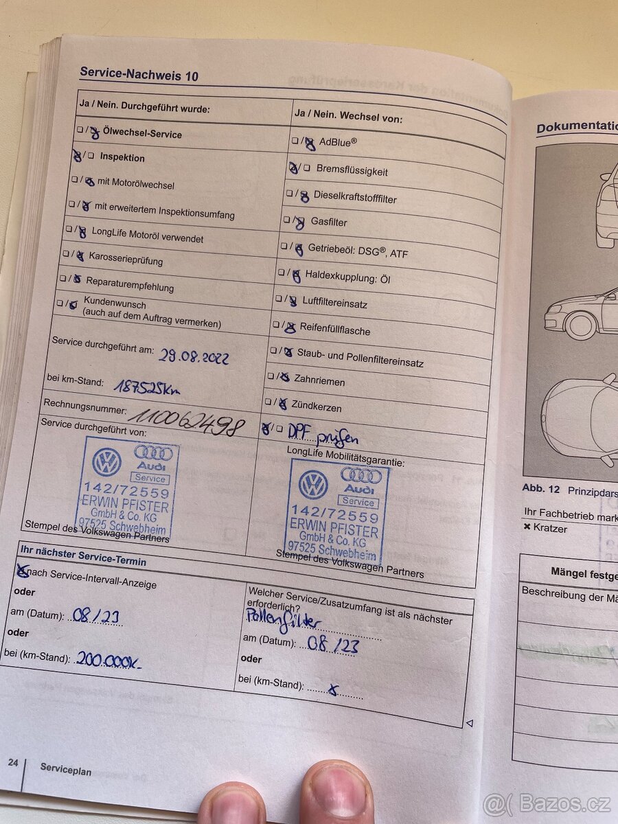 VW Passat B7, 1,6 TDI, tažné, digi klima, servisní kniha - 19