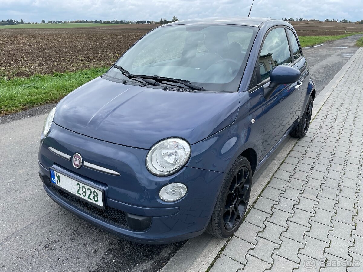 Fiat 500 0,9T 63kw rok 2012 super stav - 19