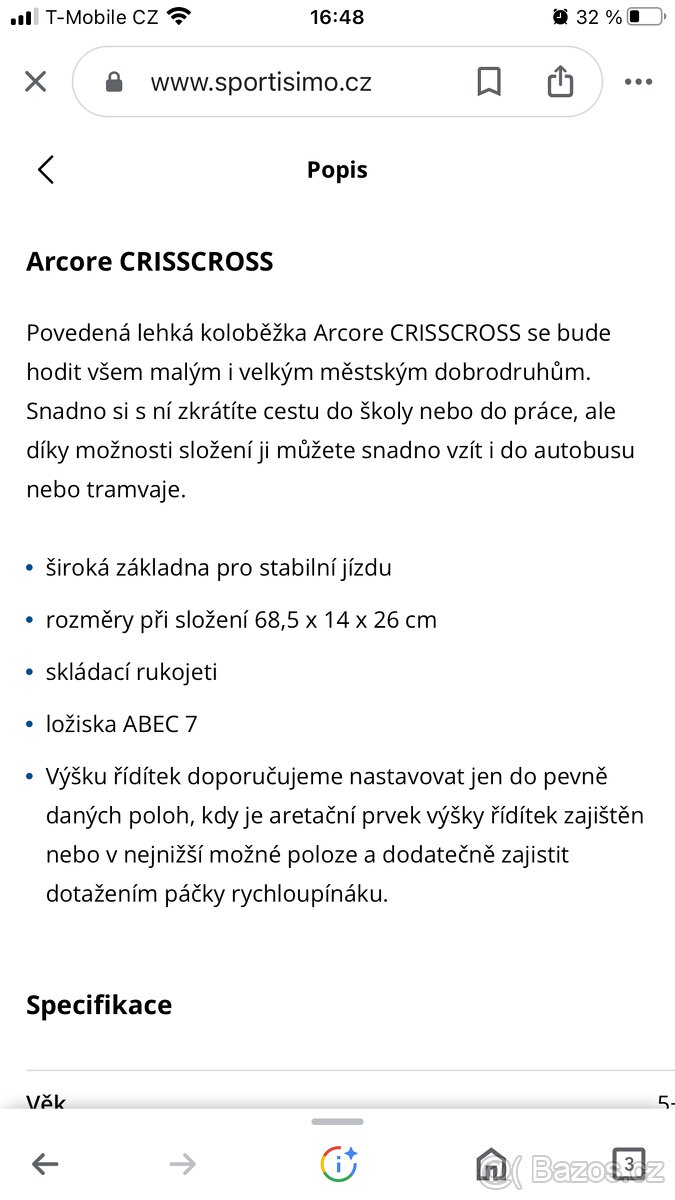 Koloběžka CRISSCROSS - 19