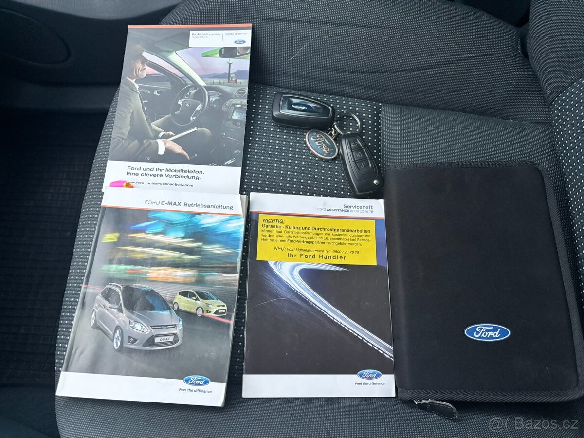 Grand C-Max 1.6TDci, 1.majitel v ČR, Tažné, 2012, Pěkný stav - 19