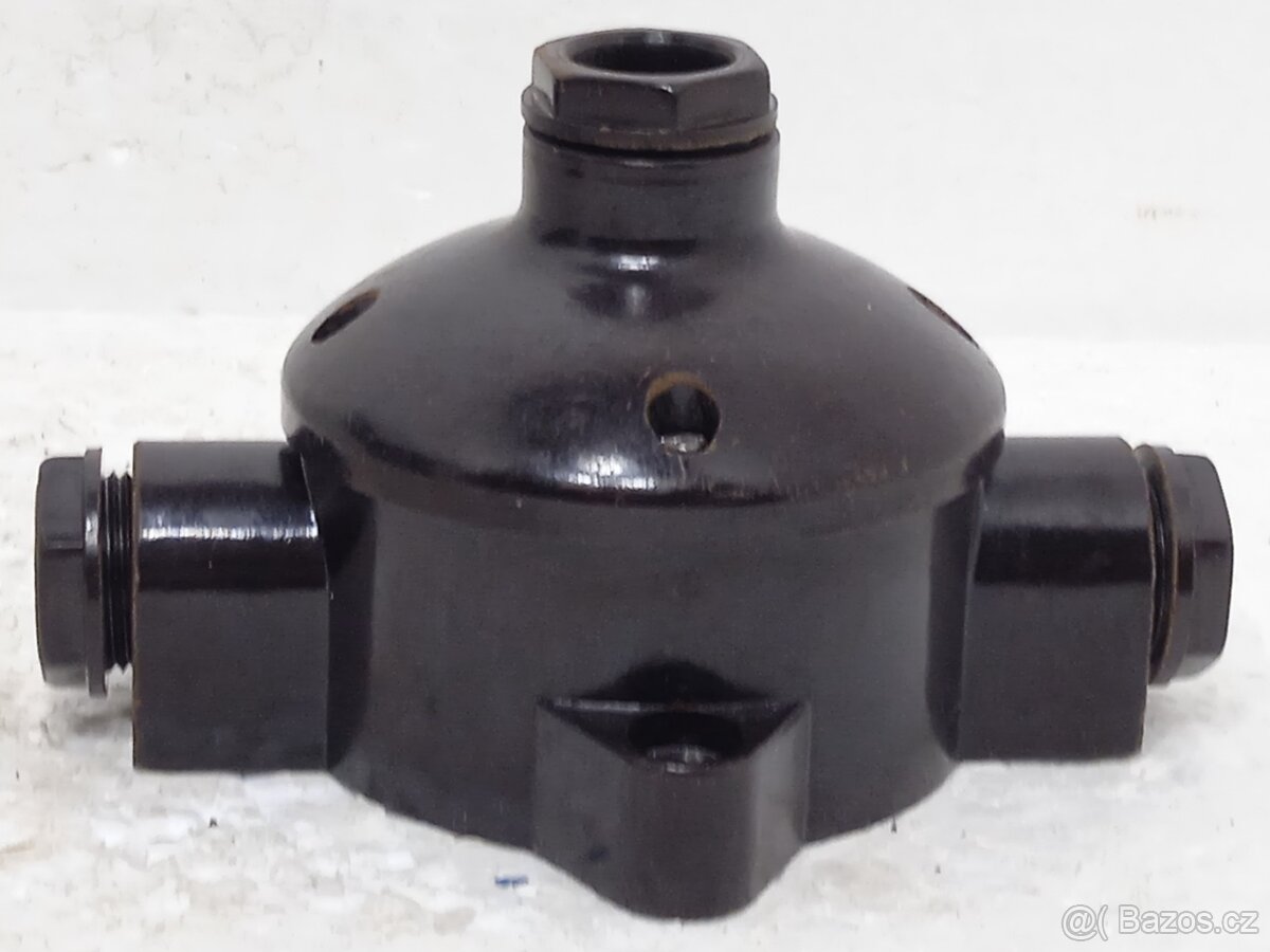 Lustr - Smaltované stropní retro světlo - 19