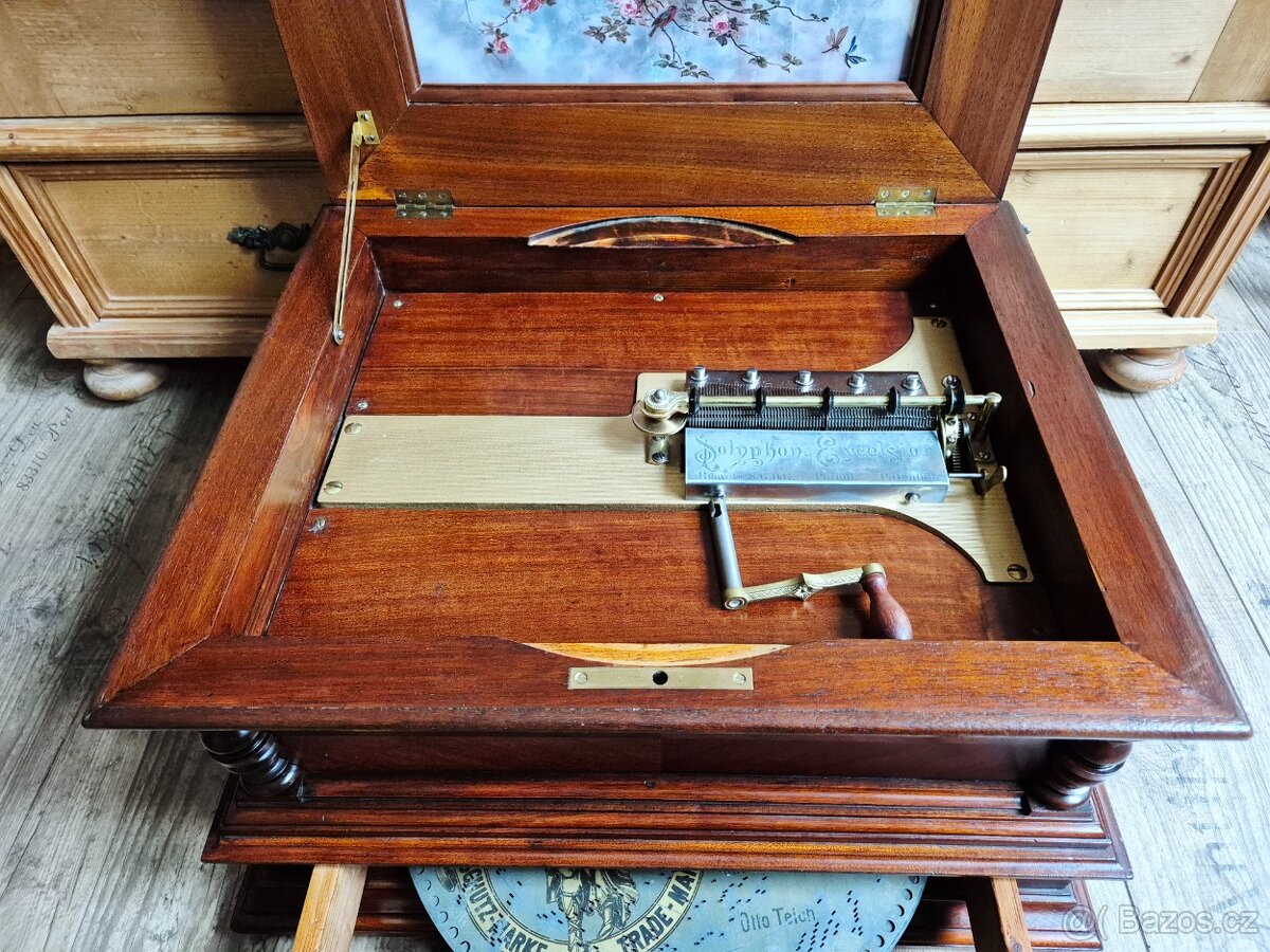 Velký starožitný Polyphon Solyphon Excelsior, 1895 - 19